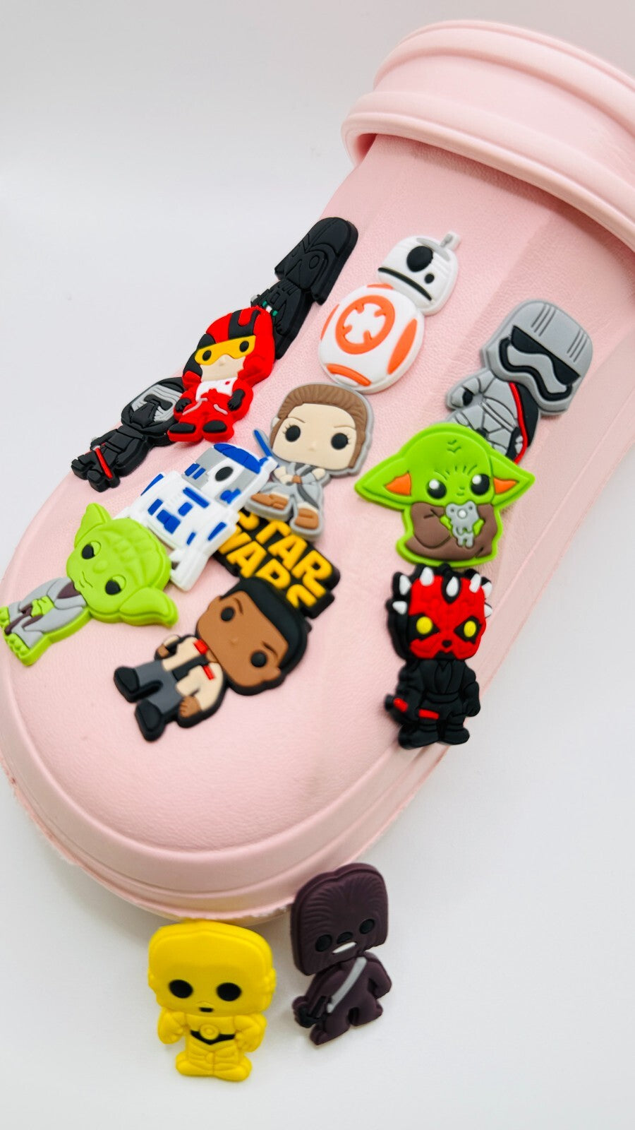 Star Wars shoe charms, set of 14, for Crocs-style clogs