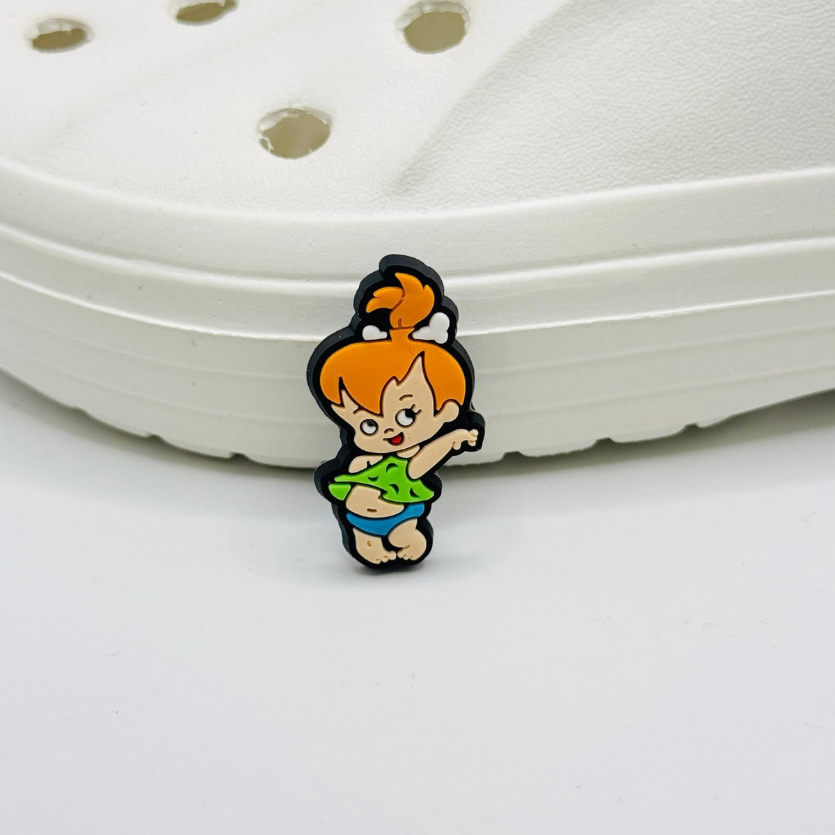 Flinstones shoe charms, set of 12, for Crocs-style clogs
