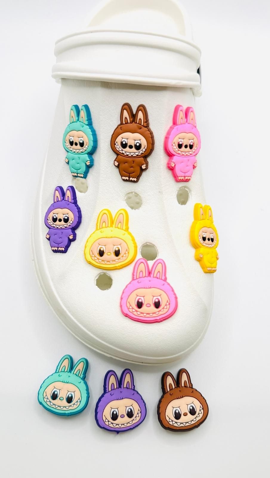 Labubu Monsters character designs shoe charms, set of 10 – photo 7