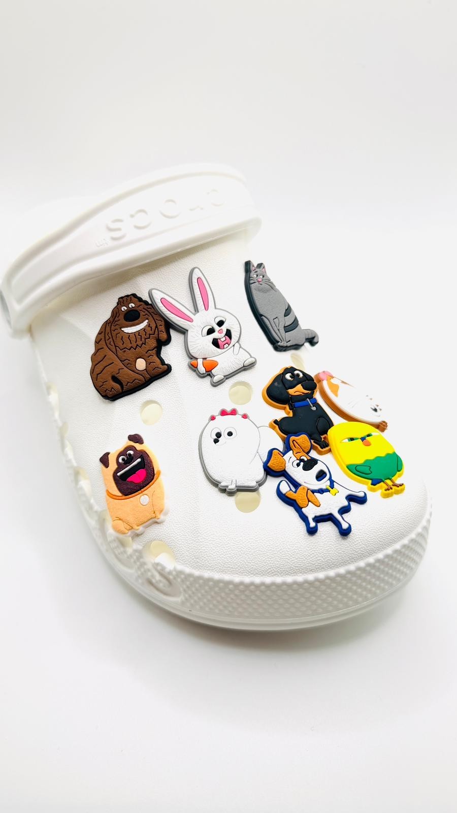 Secret Life of Pets SET OF 9 Shoe Clog shoe charms for Crocs-style clogs
