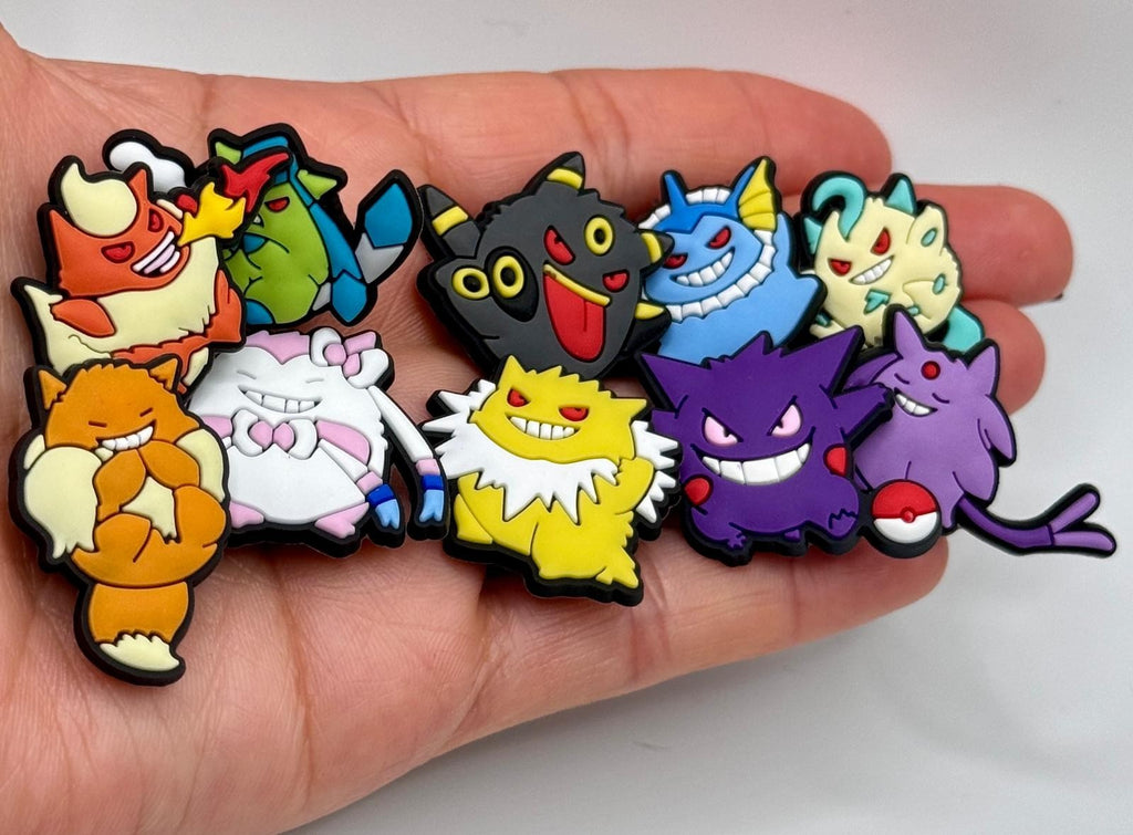 Pokémon character mix shoe charms, set of 10 – photo 2