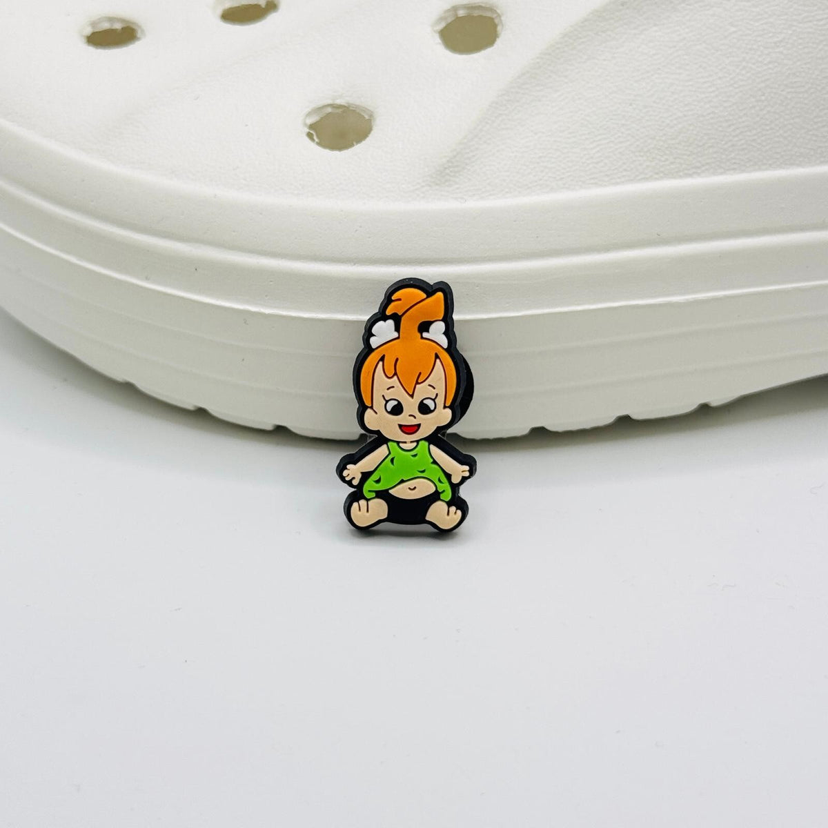 Flinstones shoe charms, set of 12, for Crocs-style clogs