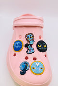 Avatar shoe charms, set of 6, for Crocs-style clogs