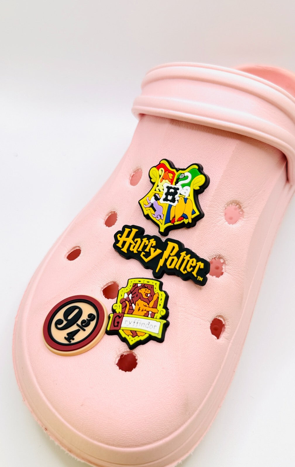 Harry Potter shoe charms, set of 4, for Crocs-style clogs