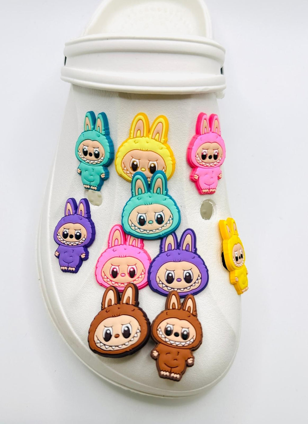 Labubu Monsters character designs shoe charms, set of 10 – photo 3