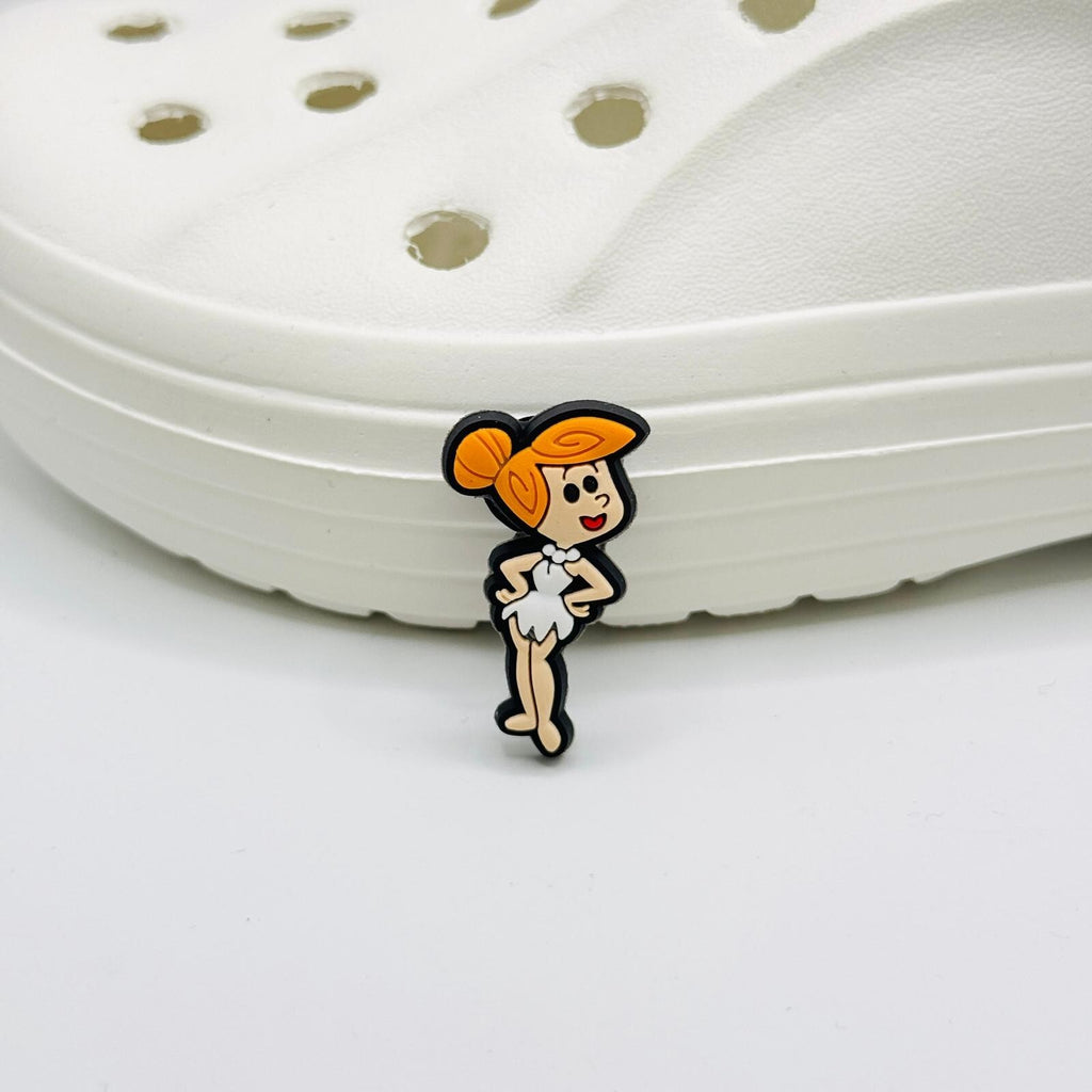 Flinstones shoe charms for Crocs-style clogs