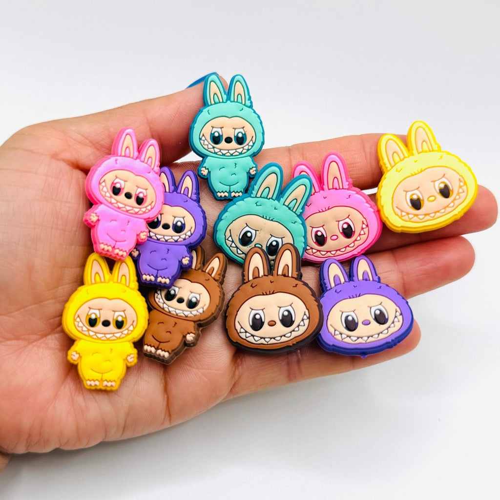Labubu Monsters character designs shoe charms, set of 10 – photo 2
