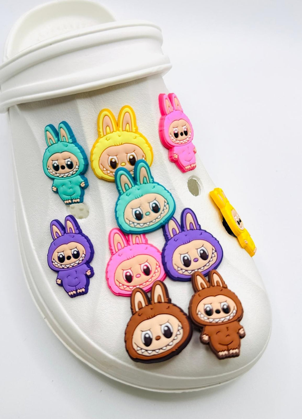 Labubu Monsters character designs shoe charms, set of 10 – photo 4