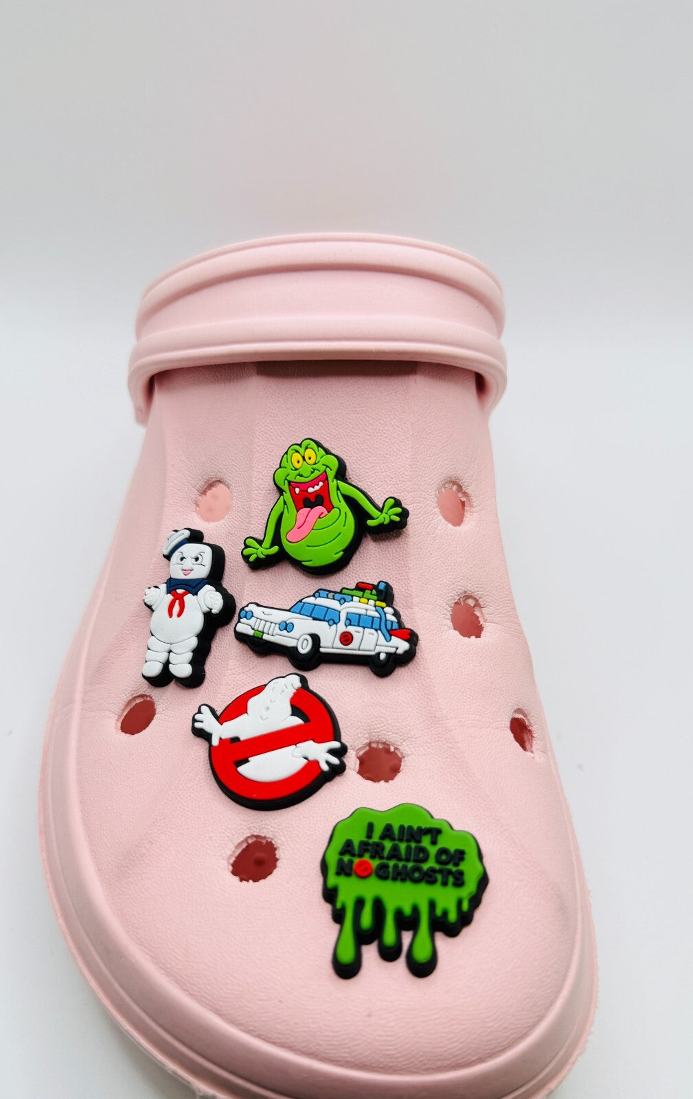 Ghostbusters shoe charms, set of 5, for Crocs-style clogs