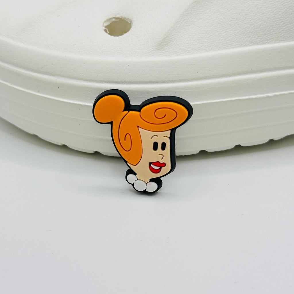 Flinstones shoe charms for Crocs-style clogs