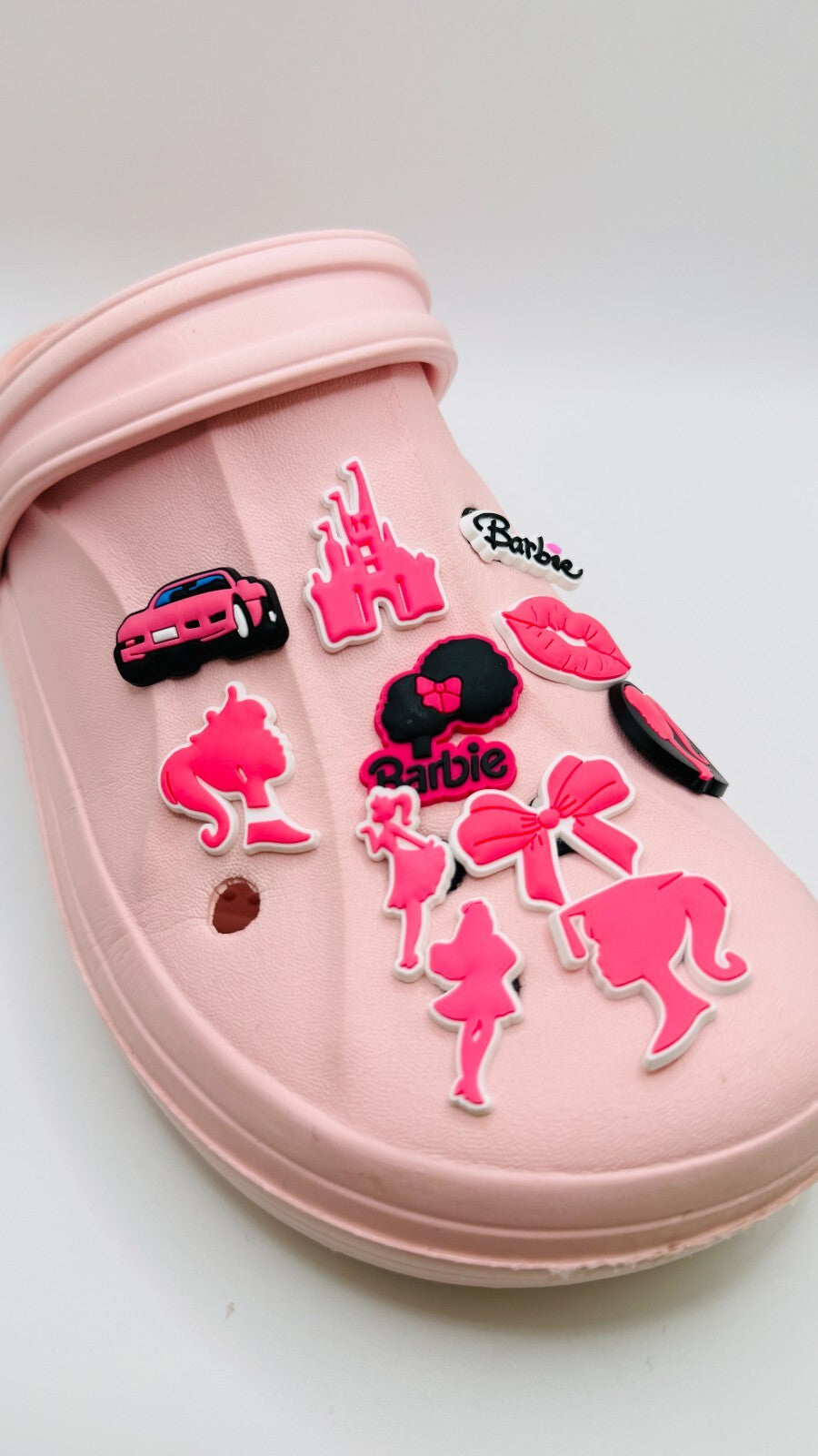 Barbie shoe charms, set of 11, for Crocs-style clogs
