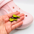 F*ck You shoe charms, set of 2, for Crocs-style clogs