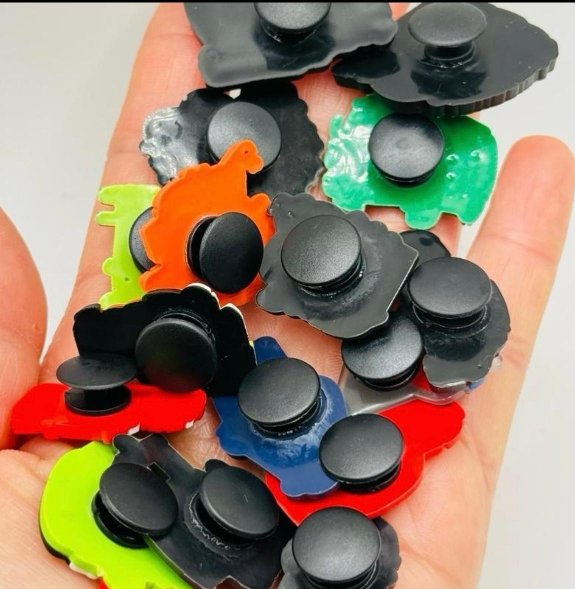 Cartoon Cars shoe charms, set of 16, for Crocs-style clogs