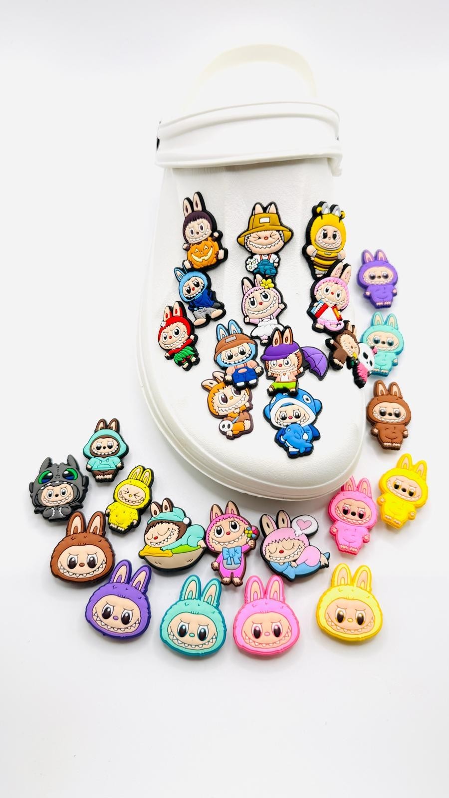 Labubu Monsters character designs shoe charms, set of 28 – photo 4