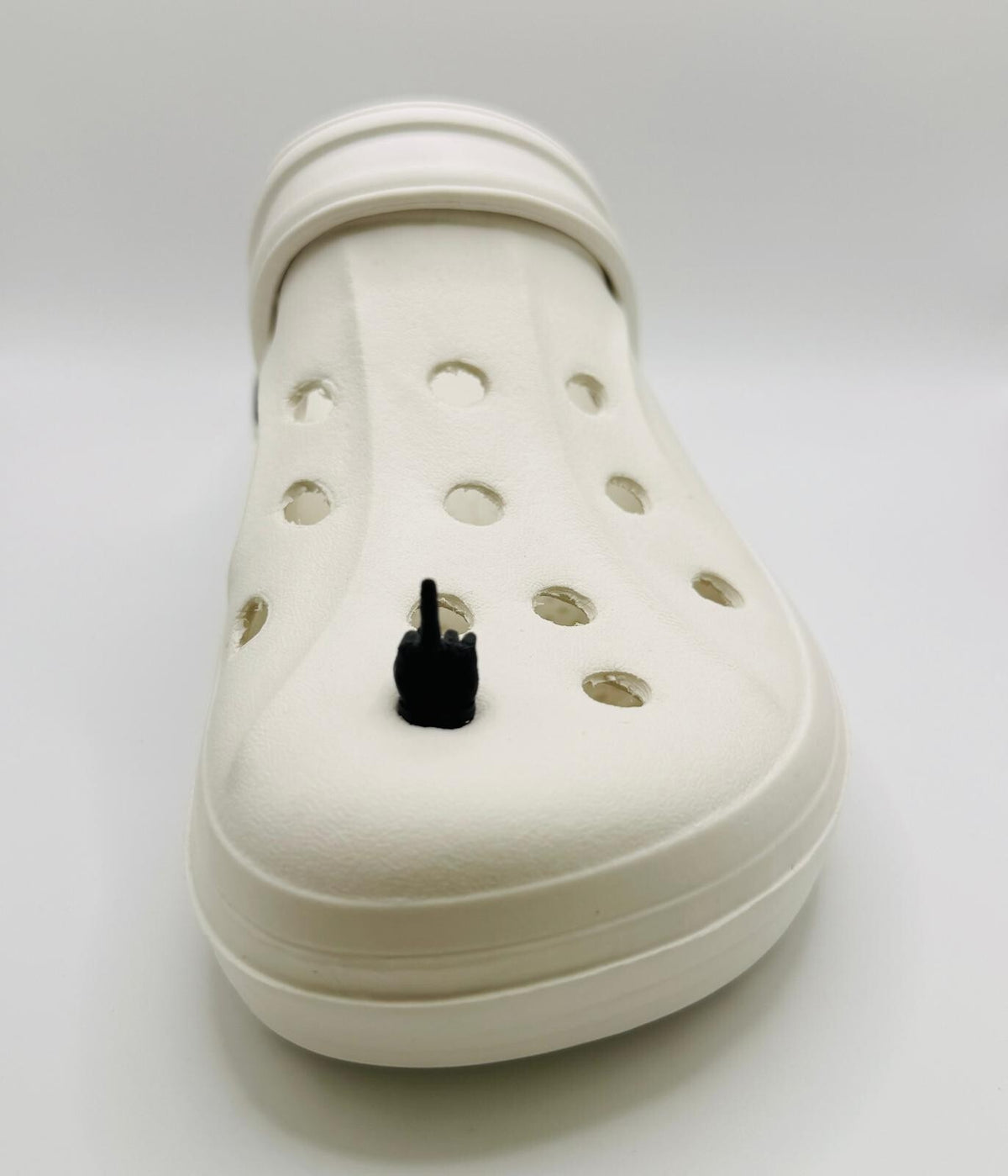 Middle Finger Swearing Offensive Rude Real UK 🇬🇧 shoe charms for Crocs-style clogs
