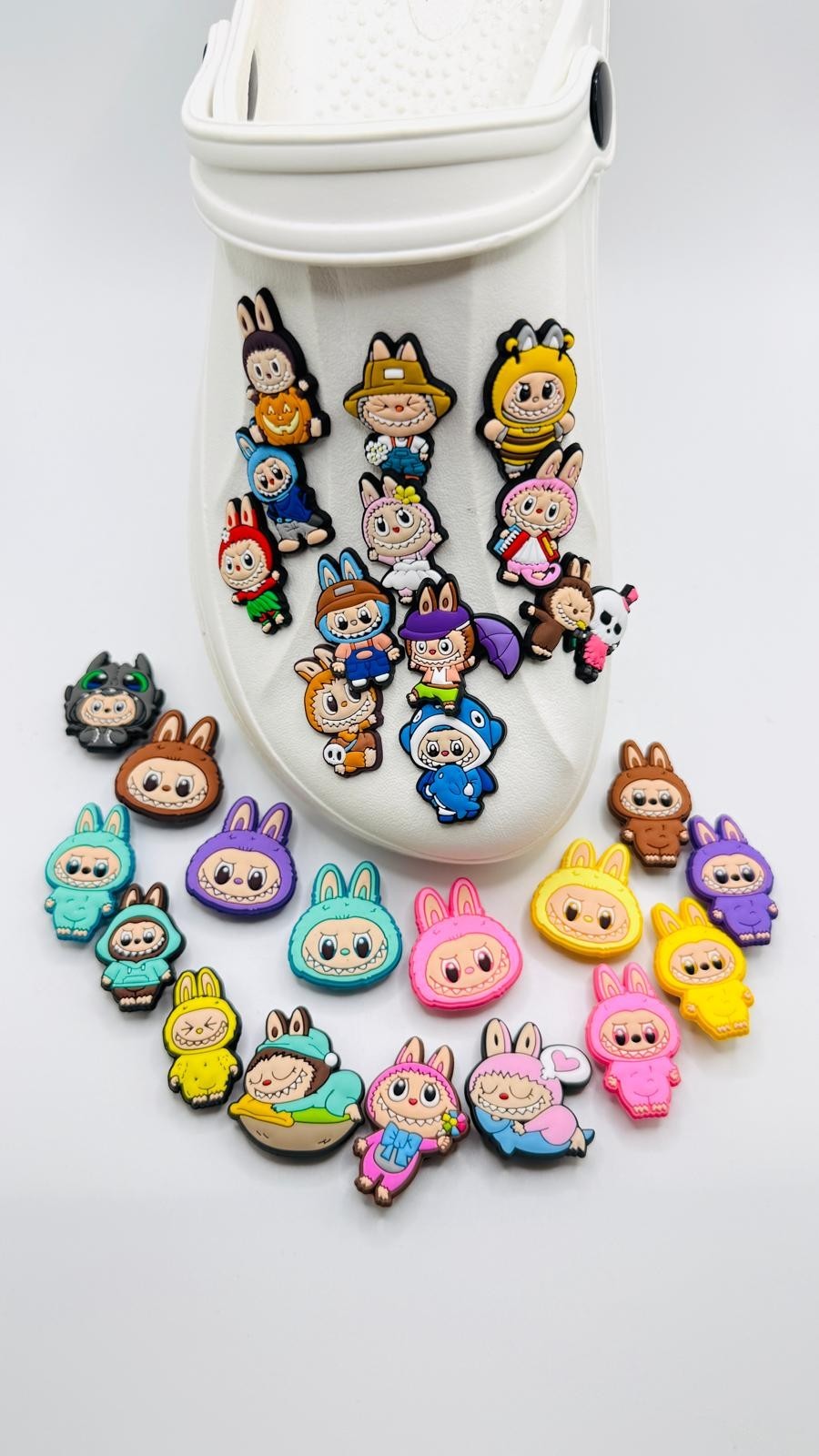Labubu Monsters character designs shoe charms, set of 28 – photo 7