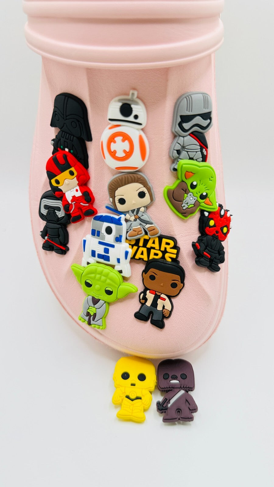 Star Wars shoe charms, set of 14, for Crocs-style clogs
