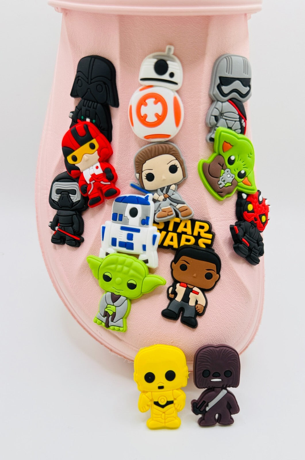 Star Wars shoe charms, set of 14, for Crocs-style clogs