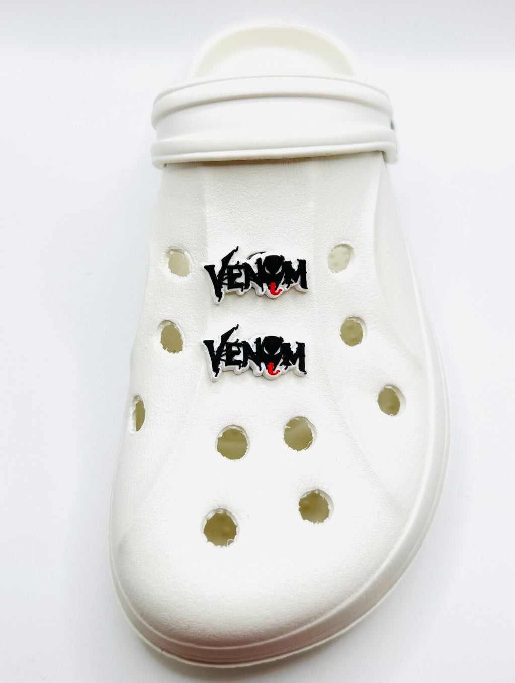 Venom shoe charms for Crocs-style clogs