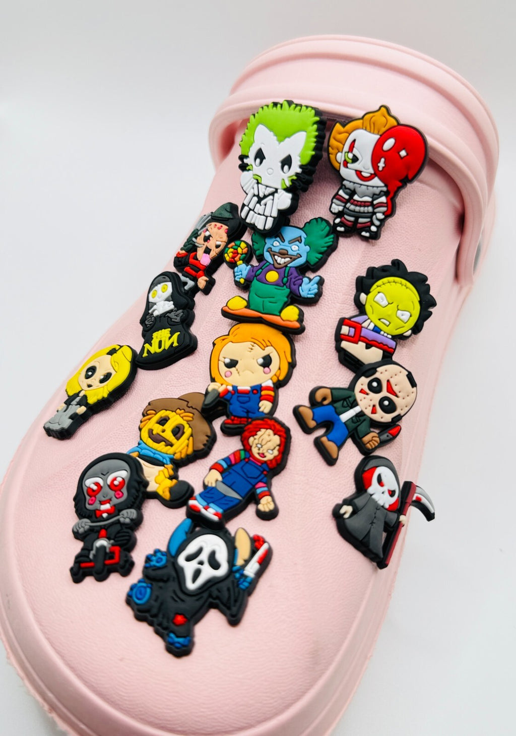 Halloween shoe charms, set of 14, for Crocs-style clogs