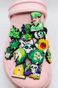 Weed shoe charms, set of 13, for Crocs-style clogs