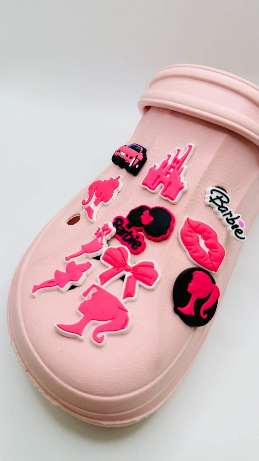 Barbie shoe charms, set of 11, for Crocs-style clogs