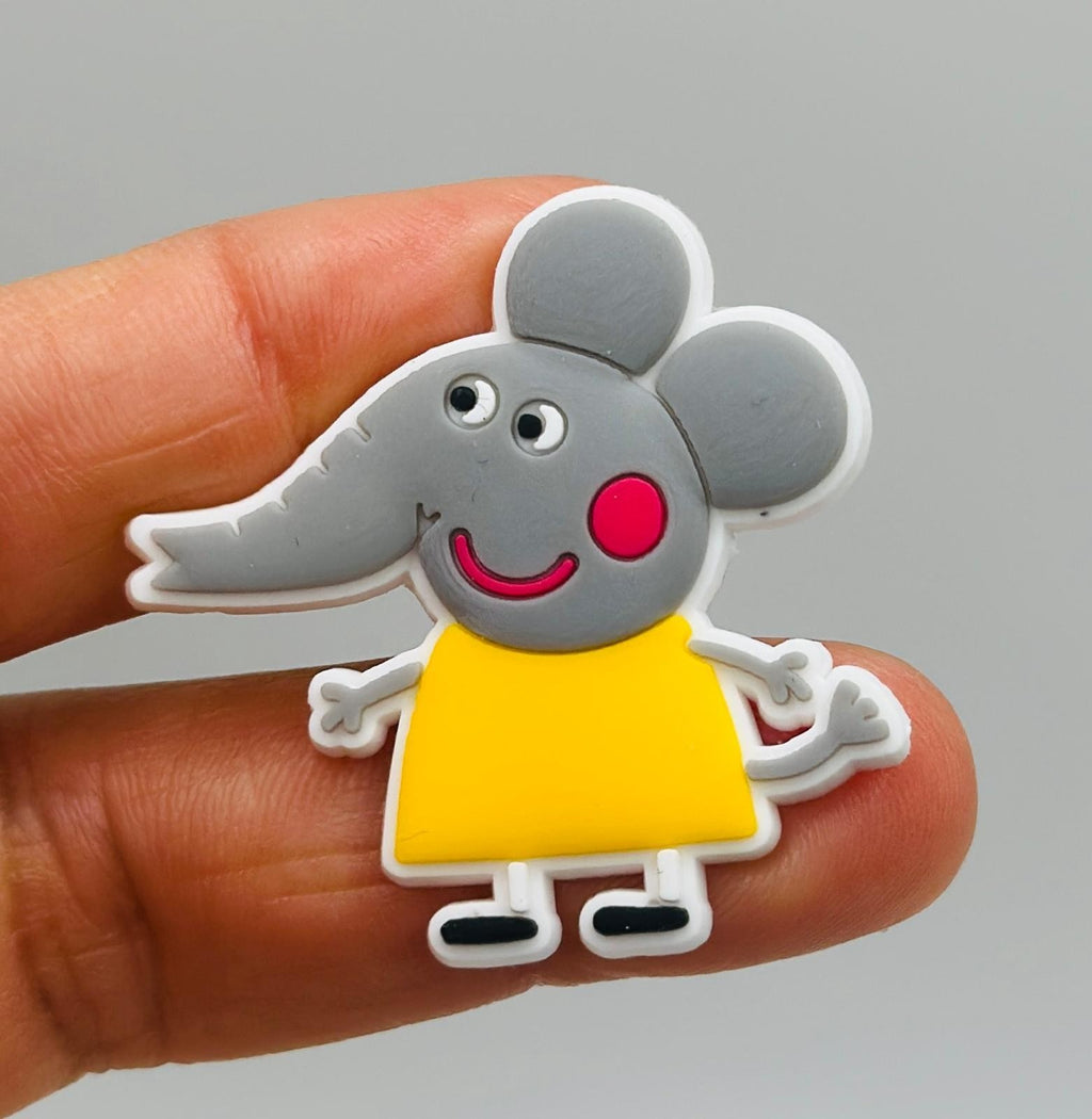 Peppa Pig shoe charms for Crocs-style clogs