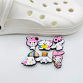 Sanrio shoe charms, set of 6, for Crocs-style clogs