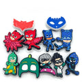 PJ Masks shoe charms for Crocs-style clogs