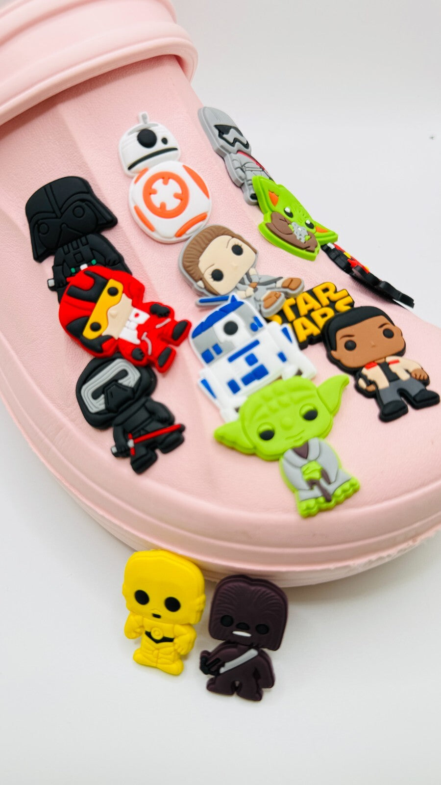 Star Wars shoe charms, set of 14, for Crocs-style clogs