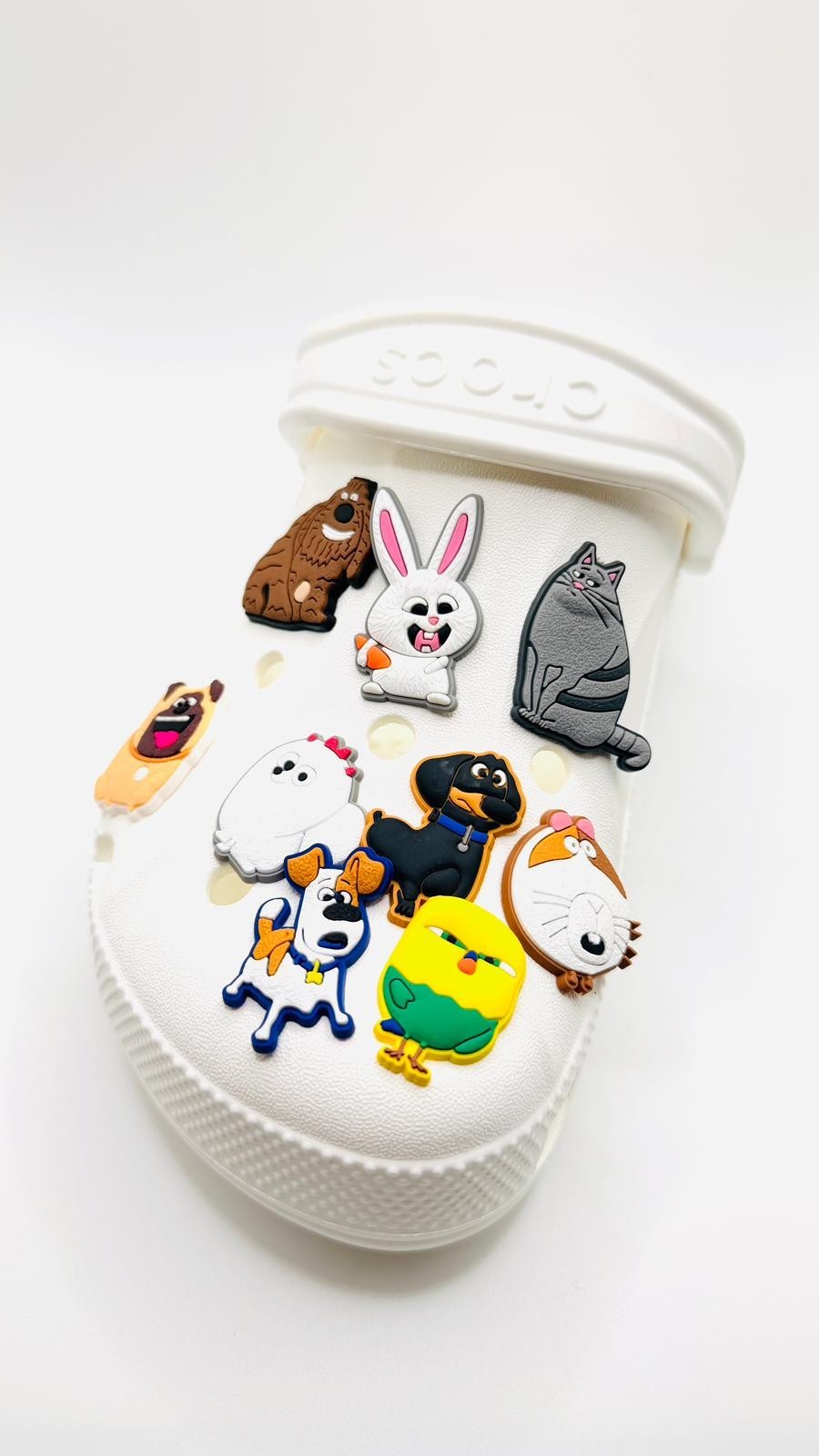Secret Life of Pets SET OF 9 Shoe Clog shoe charms for Crocs-style clogs
