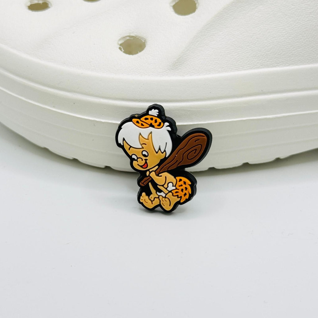 Flinstones shoe charms, set of 12, for Crocs-style clogs