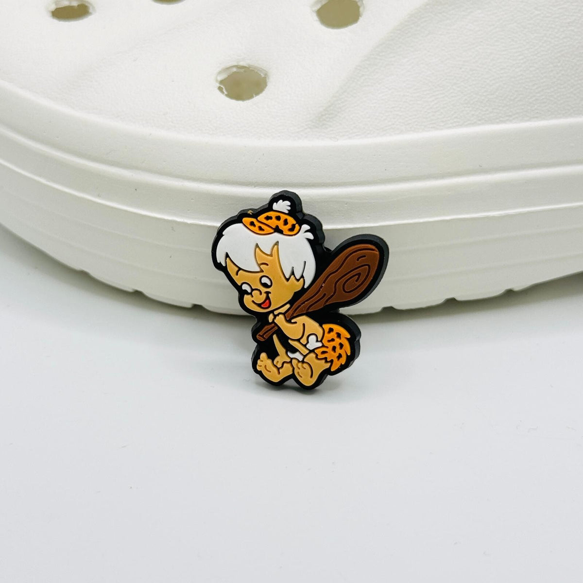 Flinstones shoe charms, set of 12, for Crocs-style clogs