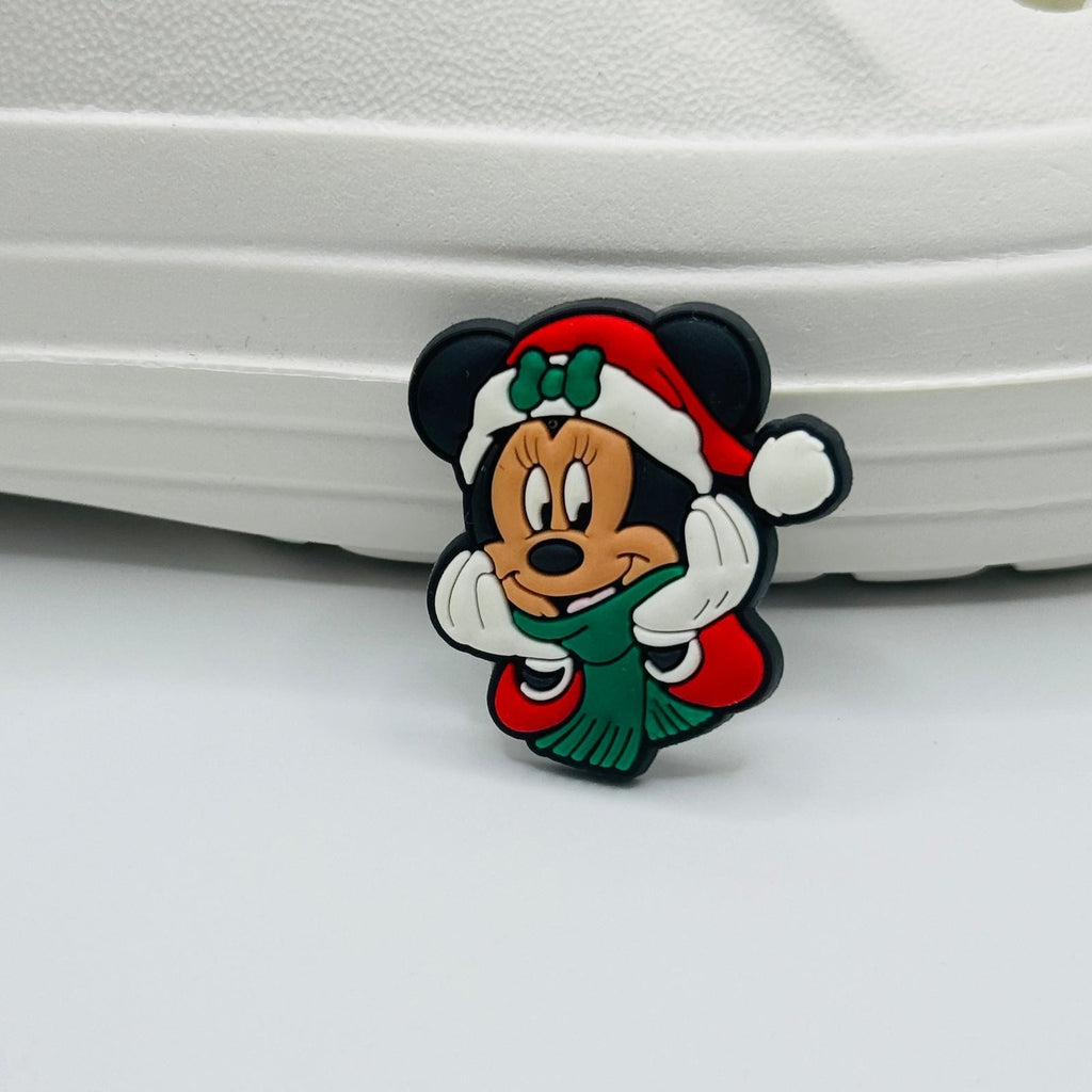 Christmas Cartoons shoe charms, set of 12, for Crocs-style clogs
