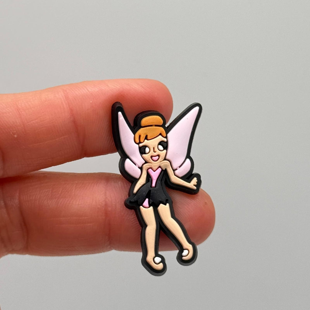 Fairies shoe charms, set of 12, for Crocs-style clogs