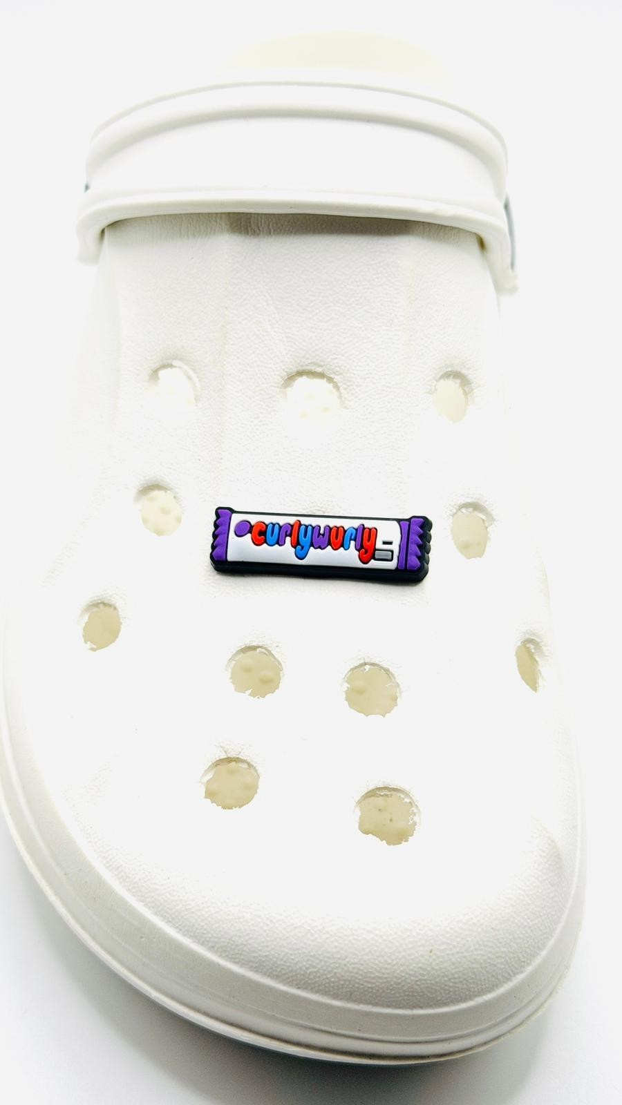 Curly Wurly Chocolate shoe charms for Crocs-style clogs