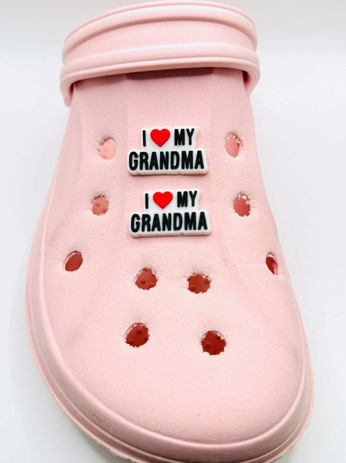 Grandma shoe charms, set of 2, for Crocs-style clogs