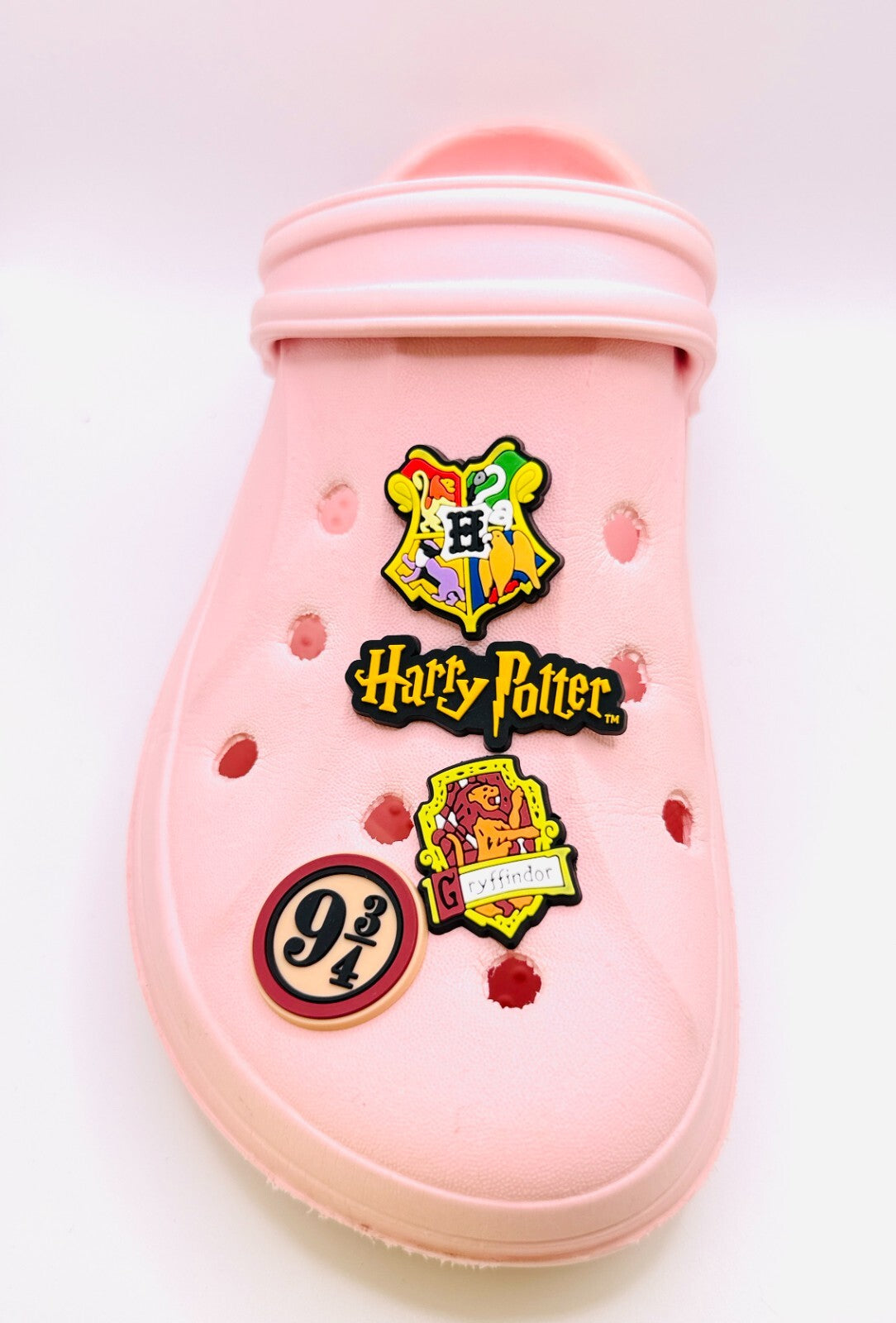 Harry Potter shoe charms, set of 4, for Crocs-style clogs