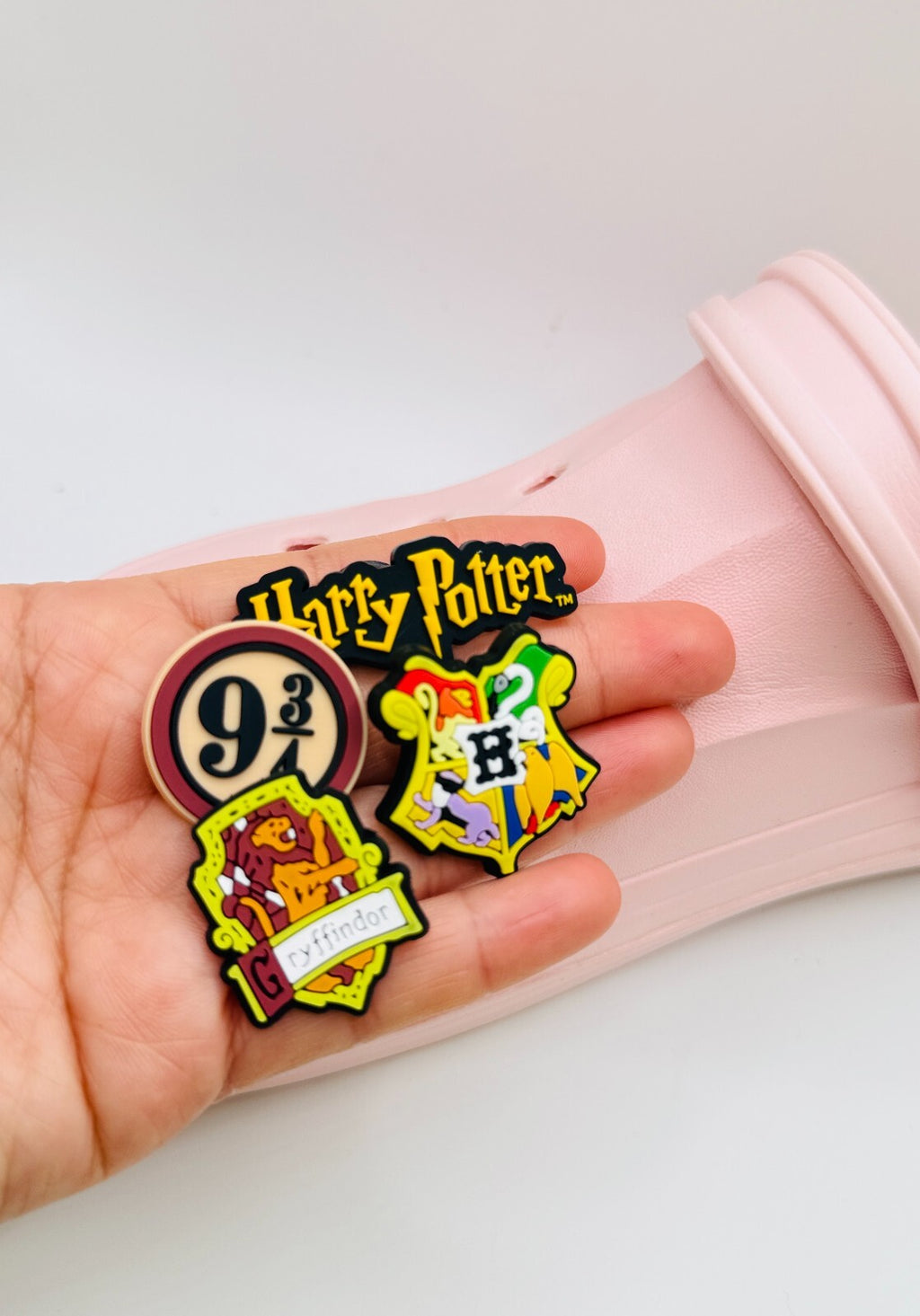 Harry Potter shoe charms, set of 4, for Crocs-style clogs