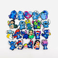Cartoon Stitch SET OF 21 Set A shoe charms for Crocs-style clogs