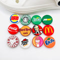 Fast Food shoe charms for Crocs-style clogs