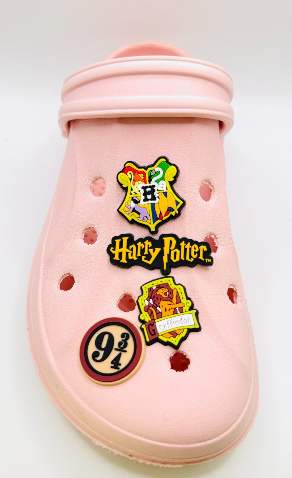 Harry Potter shoe charms, set of 4, for Crocs-style clogs
