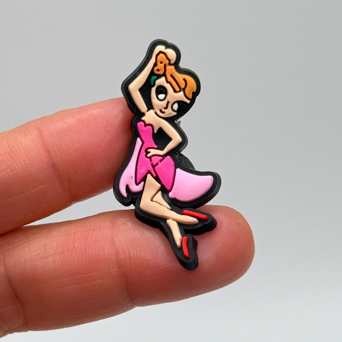 Fairies shoe charms, set of 12, for Crocs-style clogs
