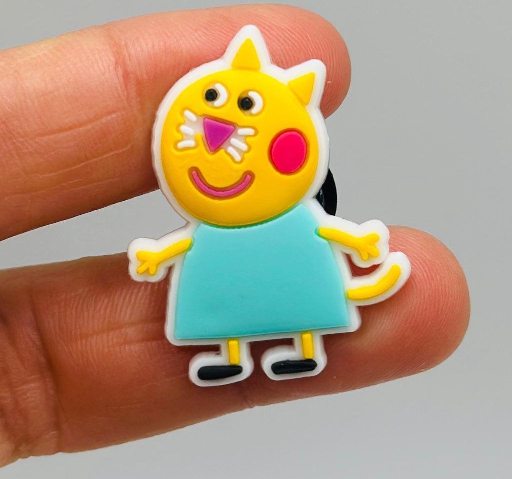 Peppa Pig shoe charms for Crocs-style clogs
