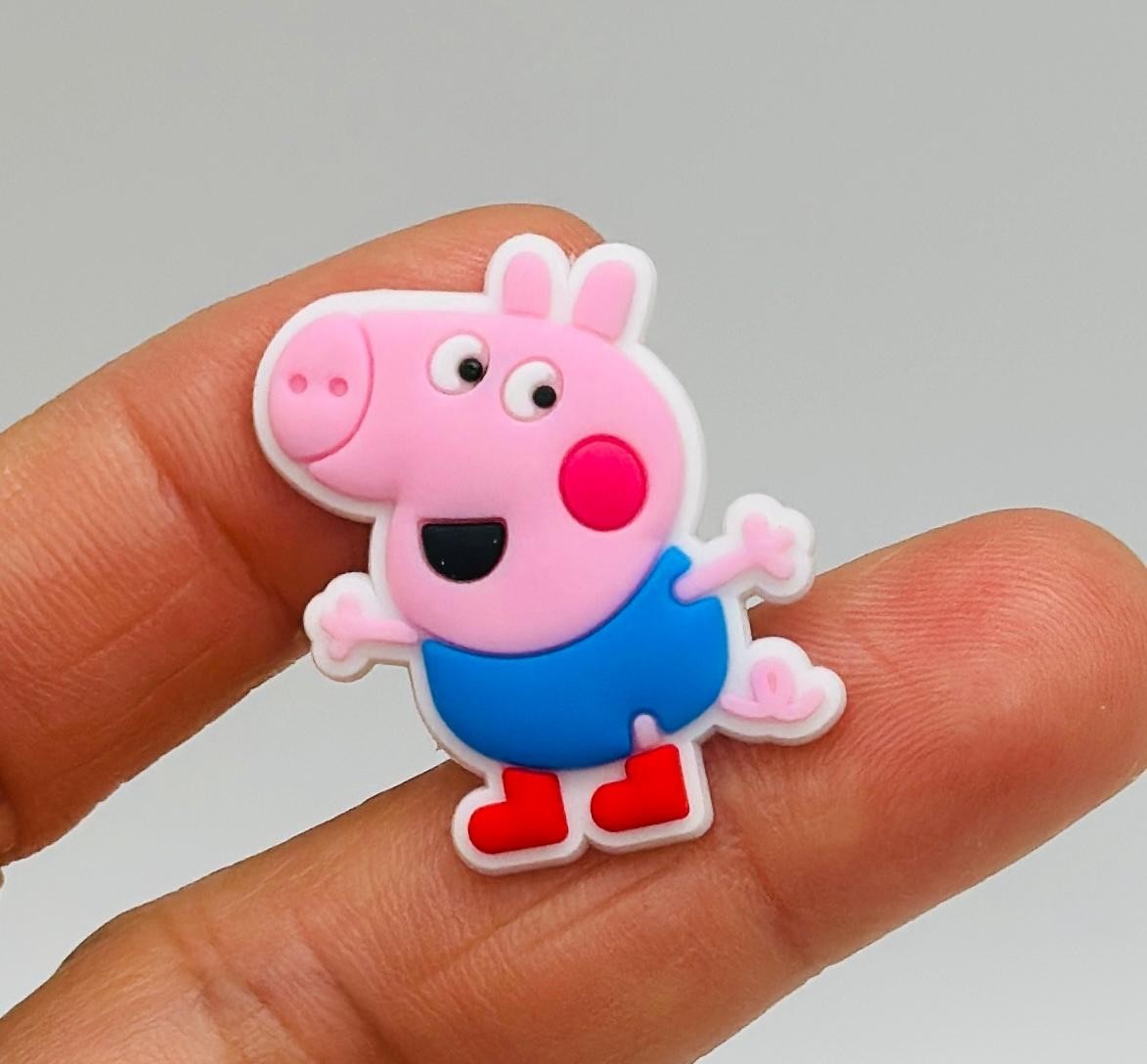 Peppa Pig shoe charms for Crocs-style clogs