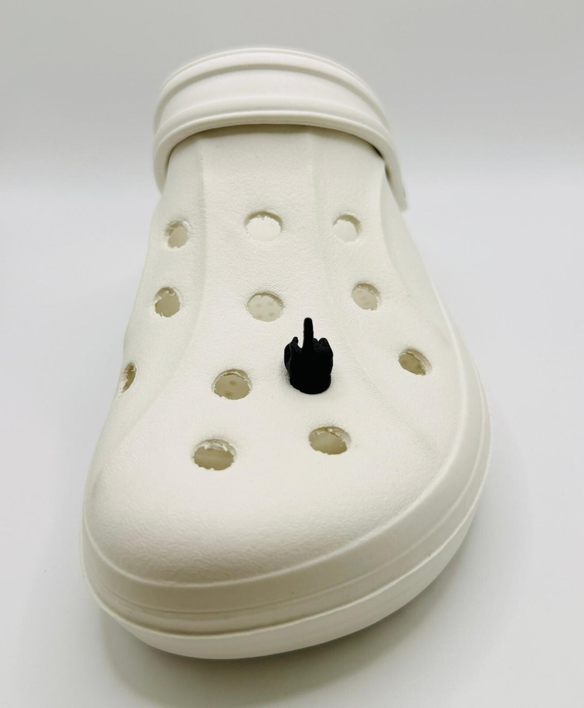 Middle Finger Swearing Offensive Rude Real UK 🇬🇧 shoe charms for Crocs-style clogs
