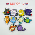 Pokémon character mix shoe charms, set of 10 – photo 1