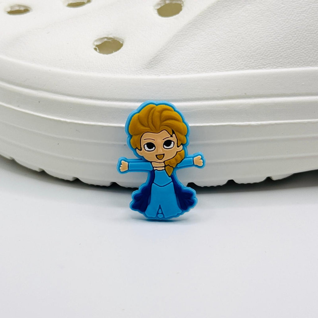 Frozen shoe charms, set of 12, for Crocs-style clogs