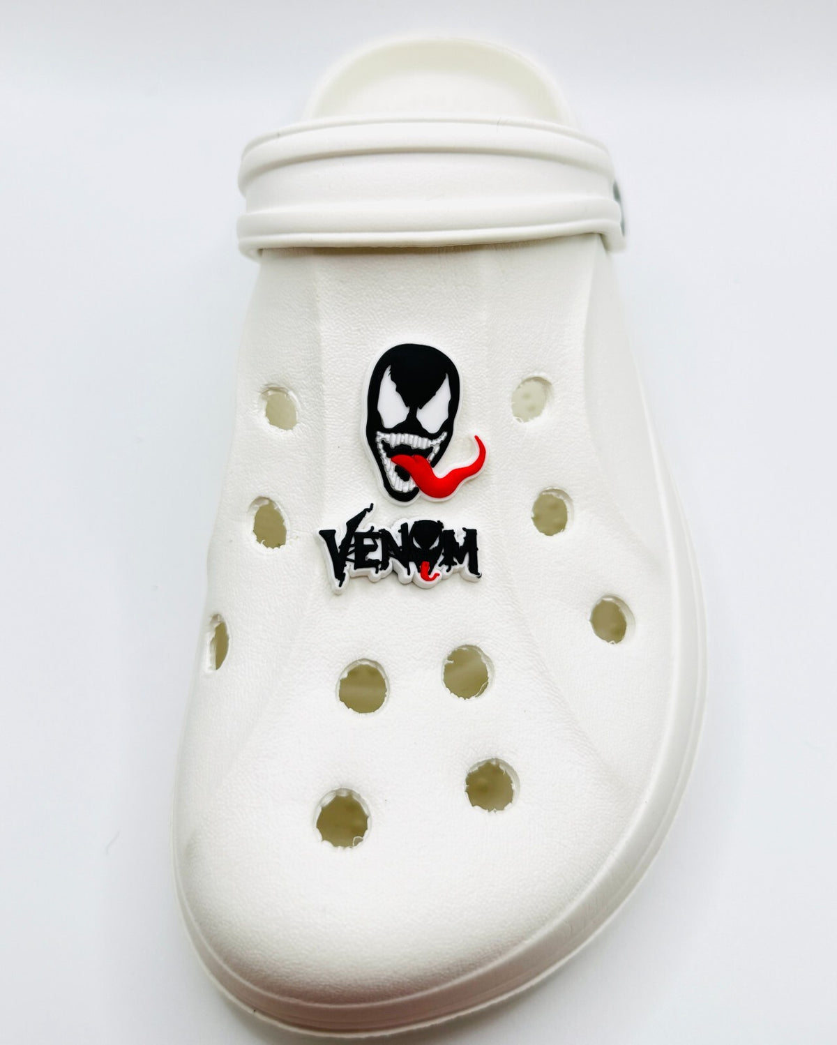 Venom shoe charms for Crocs-style clogs