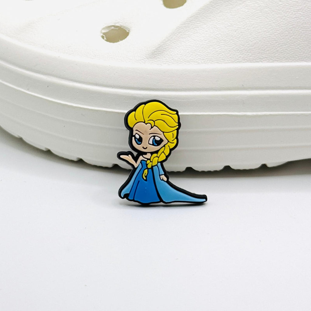 Frozen shoe charms, set of 12, for Crocs-style clogs